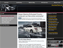 Tablet Screenshot of maximaclub.org